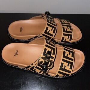 100% Authentic Fendi Dad Sandals